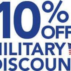 10% Off Military Discount